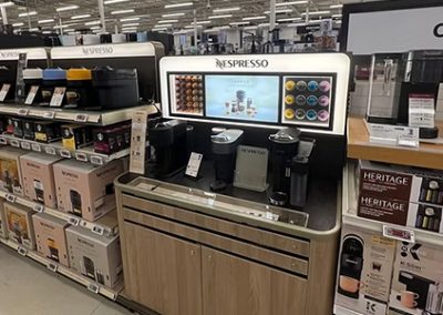 installation of display unit