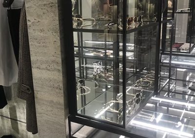 installation of display cabinet