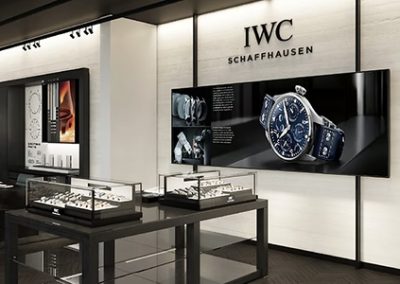 display installation of display cabinets